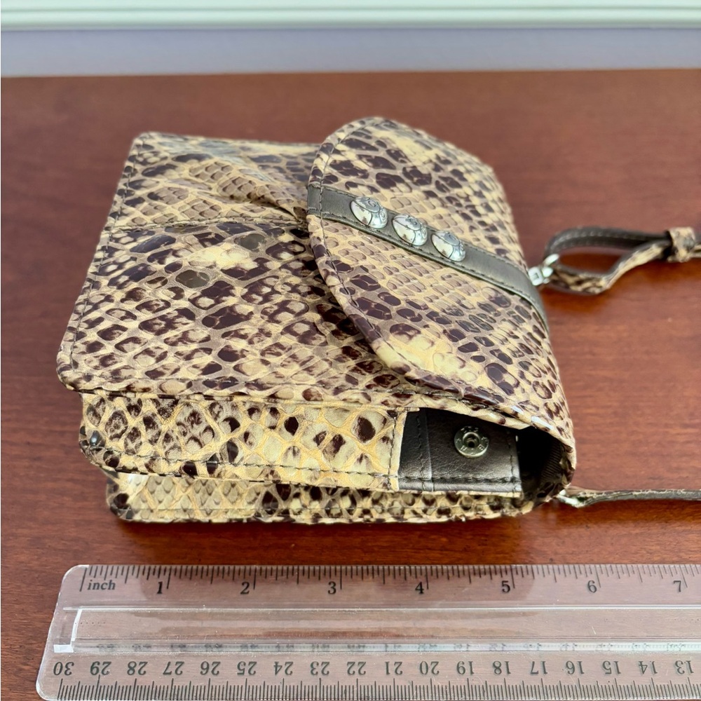 Brighton Python Mini Nolita Organizer Crossbody B… - image 11